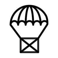 Air Drop Icon Design vector