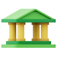 Icon Bank 3D Illustration png
