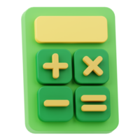 icono calculadora 3d ilustración png
