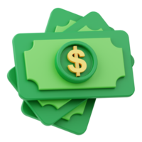 Icon Money 3D Illustration png