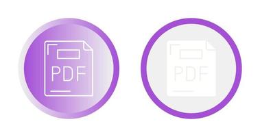 PDF Vector Icon