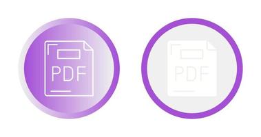 icono de vector de pdf