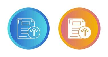 Files Upload Vector Icon