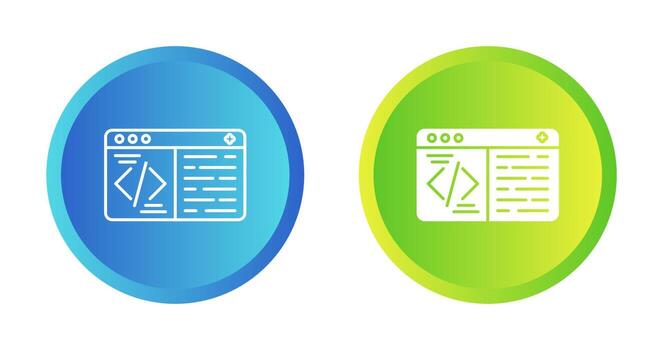 icono de vector de codificación