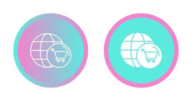 World Cart Vector Icon