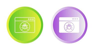 Website Attack Vector Icon