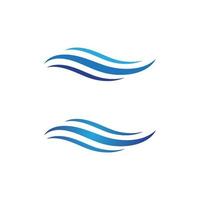 Water wave icon vector