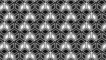 black background hexagon seamless pattern vector
