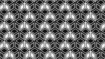 black background hexagon seamless pattern vector