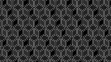 black background hexagon seamless pattern vector