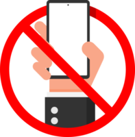 ne pas utiliser le signe du téléphone portable png