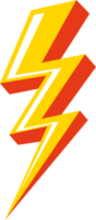 Thunder Bolt Flash Lighting Icon png