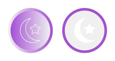 Moon Vector Icon