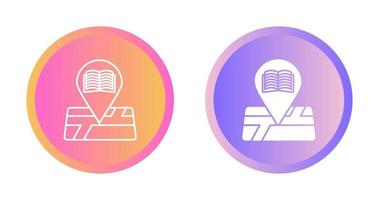 Library Location Vector Icon