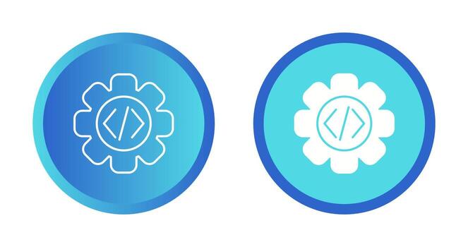 icono de vector de codificación