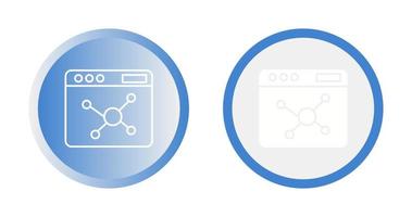 icono de vector de algoritmo