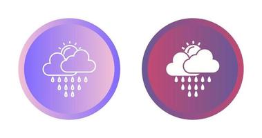 icono de vector de lluvia