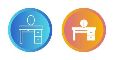 Information Desk Vector Icon