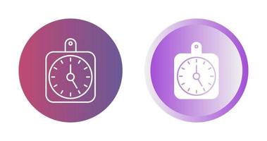 icono de vector de reloj de pared