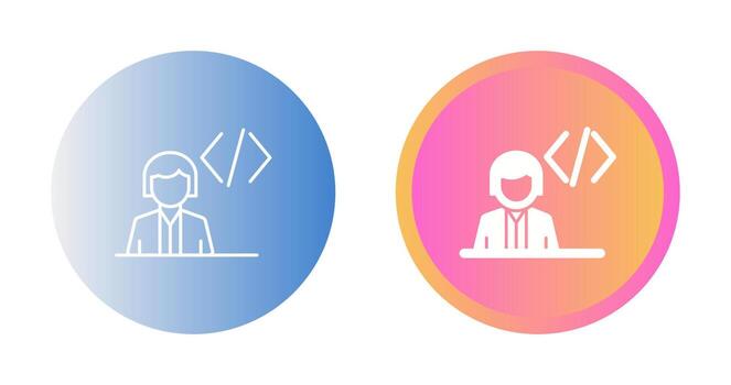 Programmer Vector Icon