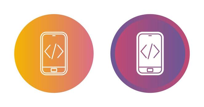 icono de vector de codificación