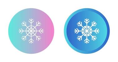 icono de vector de copo de nieve