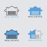 Real Estate or Houses Logo Icons vector