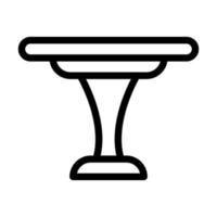 Table Icon Design vector