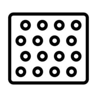 Bubble Wrap Icon Design vector
