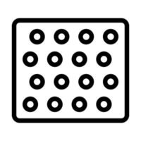 Bubble Wrap Icon Design vector