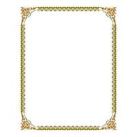 Vintage ornate seamless border vector concept pattern in traditional style. curls and spirals ornament isolated on white background