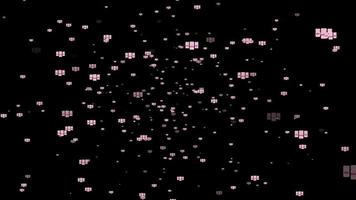 animated particle of review rating stars for best excellent services rating for satisfaction on black background,motion graphic. video