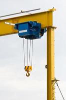 Hook of construction crane photo