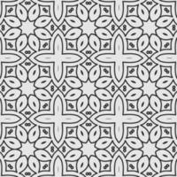vector coloring geometric flower shapes and pattern background