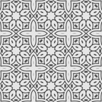 vector coloring geometric flower shapes and pattern background