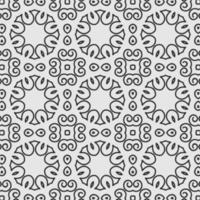vector coloring geometric flower shapes and pattern background