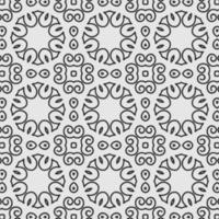 vector coloring geometric flower shapes and pattern background