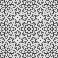 vector decorating geometric flower shapes and pattern design background