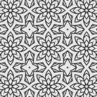 vector decorating geometric flower shapes and pattern design background