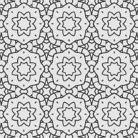 vector coloring geometric flower shapes and pattern background