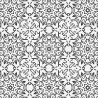 vector coloring geometric flower shapes and pattern background