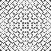 vector coloring geometric flower shapes and pattern background