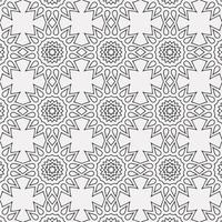 vector coloring geometric flower shapes and pattern background