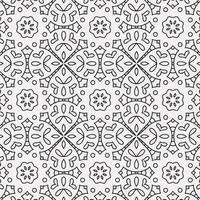 vector coloring geometric flower shapes and pattern background