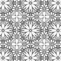 vector coloring geometric flower shapes and pattern background