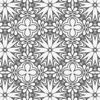 vector coloring geometric flower shapes and pattern background