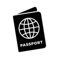 pasaporte icono vector diseño modelo sencillo y moderno