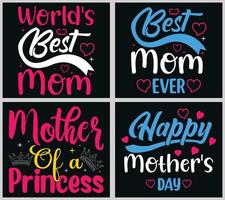 Mother's Day Svg Design Bundle.Best Mother's Day svg Designs vector