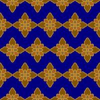 seamless pattern with flower illustration design photo
