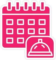 Event Date Vector Icon Style